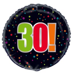 Unique Party 18" Pkg Bday Cheer Foil Balloon-30 1