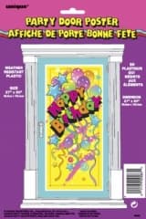 Unique Party Happy Birthday Door Poster