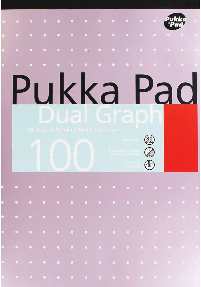 Pukka Pad Refill Pad A4 100 Pages Graph (REFGRA) image