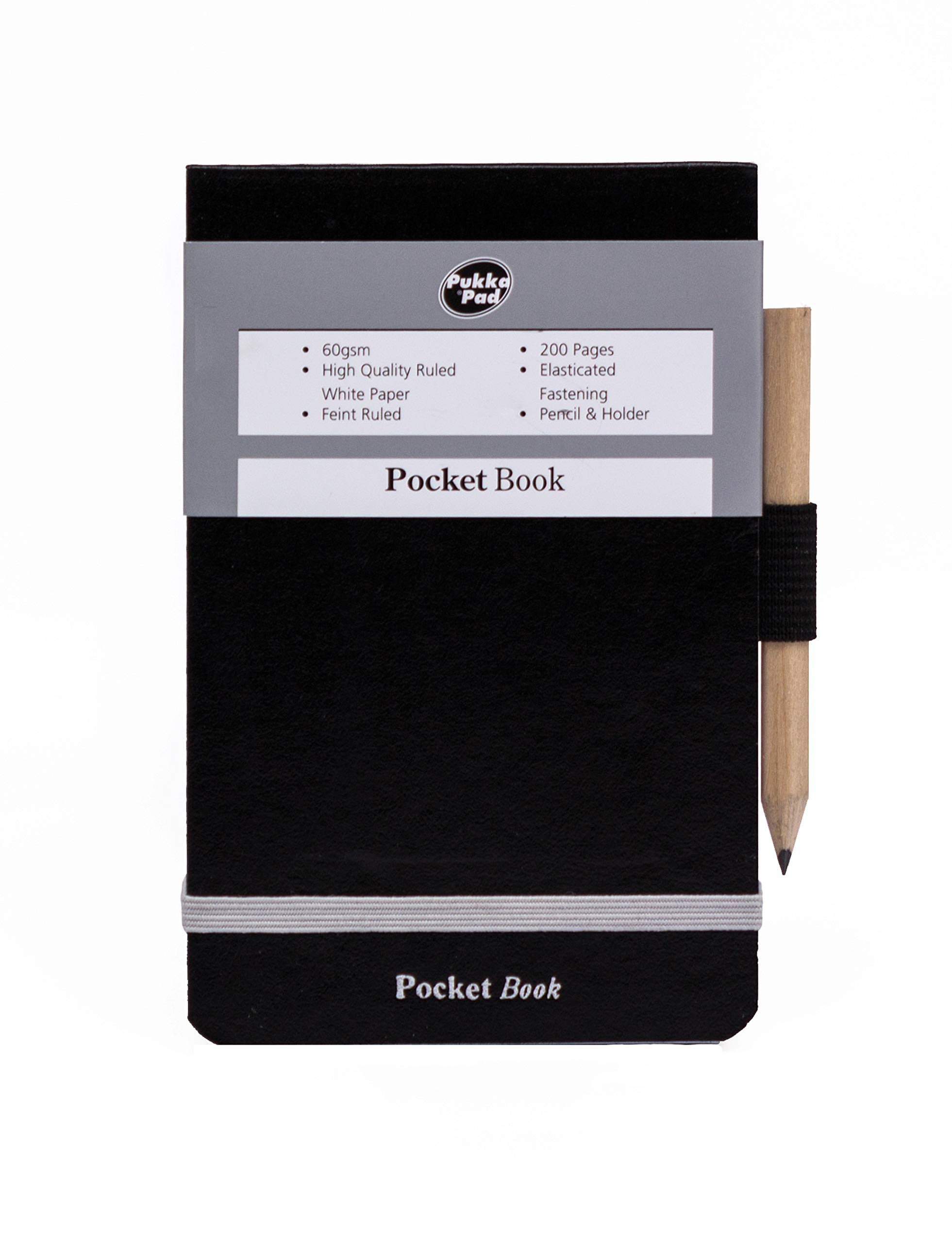 Pukka-Pad A7 Black Range Pocket Book & Pencil image