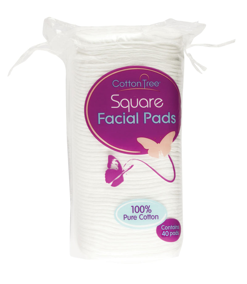 151 Cotton Tree  Square Facial Pads 40 Pads (ct048) image