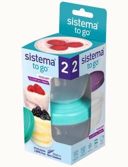 Sistema Set Of 2 Yogurt Pots To Go 1