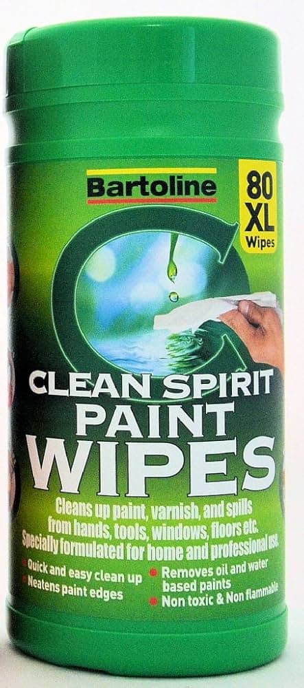 Bartoline 80 XL Tub  Clean Spirit Paint Wipes