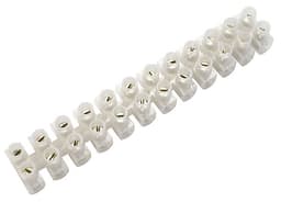 STATUS 15 Amp Terminal Block -  - "bulk" - In White Cdu 1