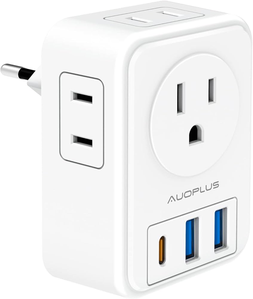 STATUS **** ""3 Way - Fused - Adaptor - 2 X Usb Charging Ports -  - 1 Pk - In A Clam Shell - In White Cdu image