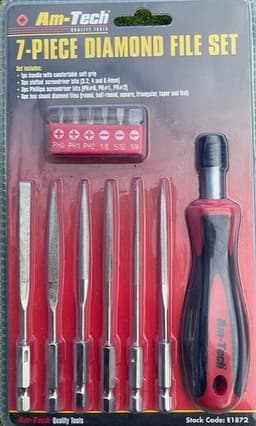 Am-tech**** Amtech 7pc Diamond File Set E1872 1