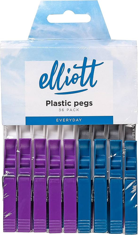 Elliotts Plastic Pegs 50pk image