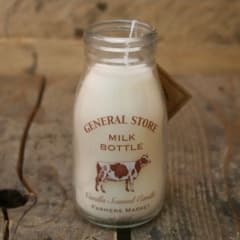 Candle 12x6 Milk Bottle