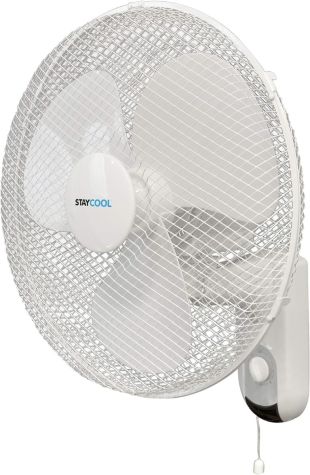 LLOYTRON  stay Cool 16" Wall Fan With 3 Speeds & Oscillation 50w image