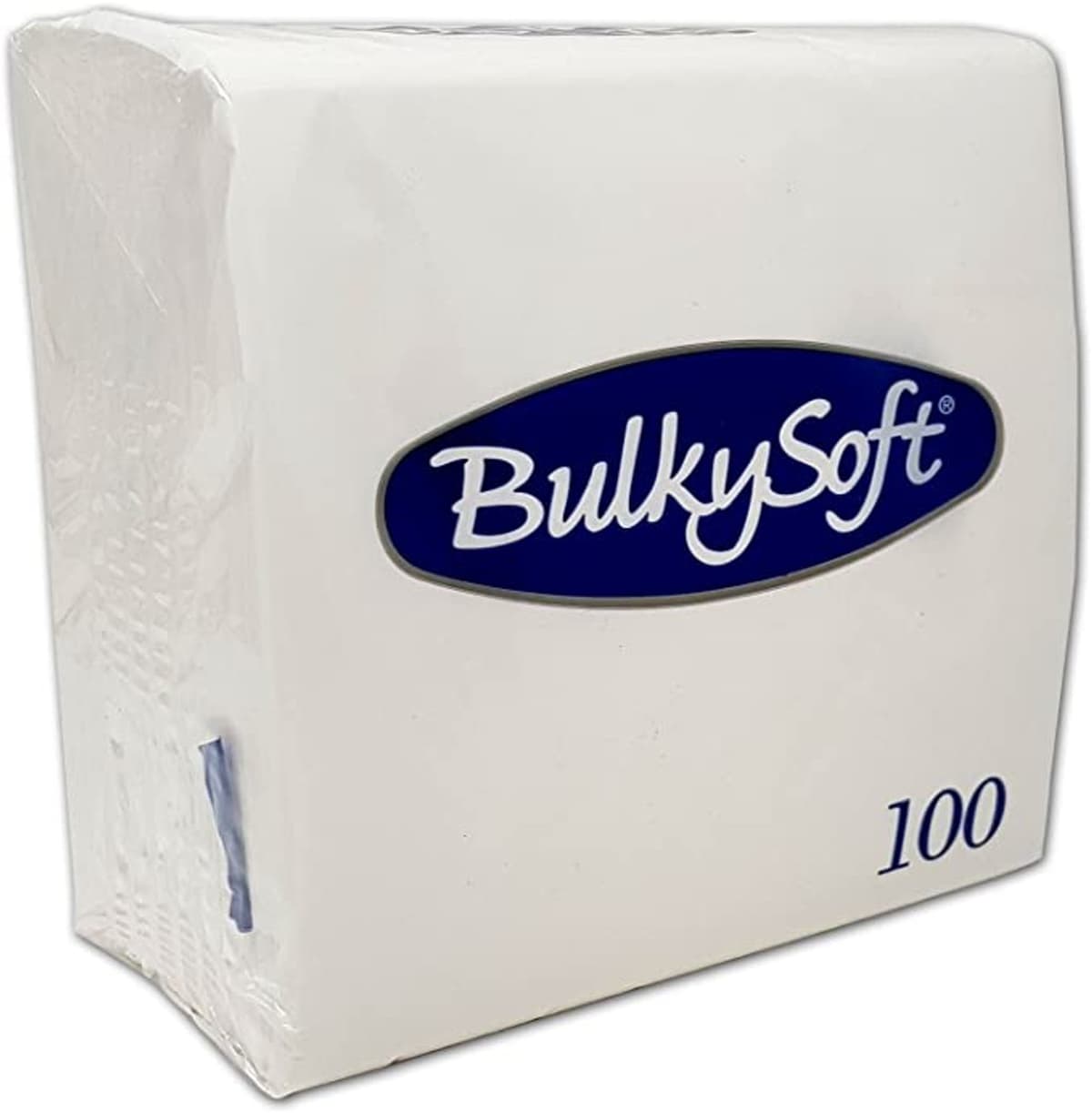 Bulky Soft 40cm 8 Fold White 2ply  Napkins Pk100