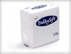 Bulky Soft 33cm Fold White 2ply  Lunch Napkins Pk100