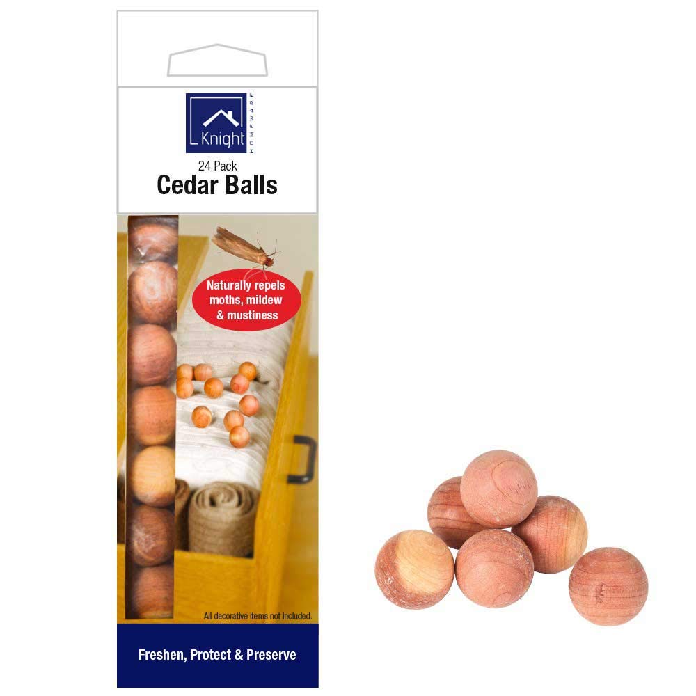 Knight 24pk Moth Repellent Cedar Wood Balls image
