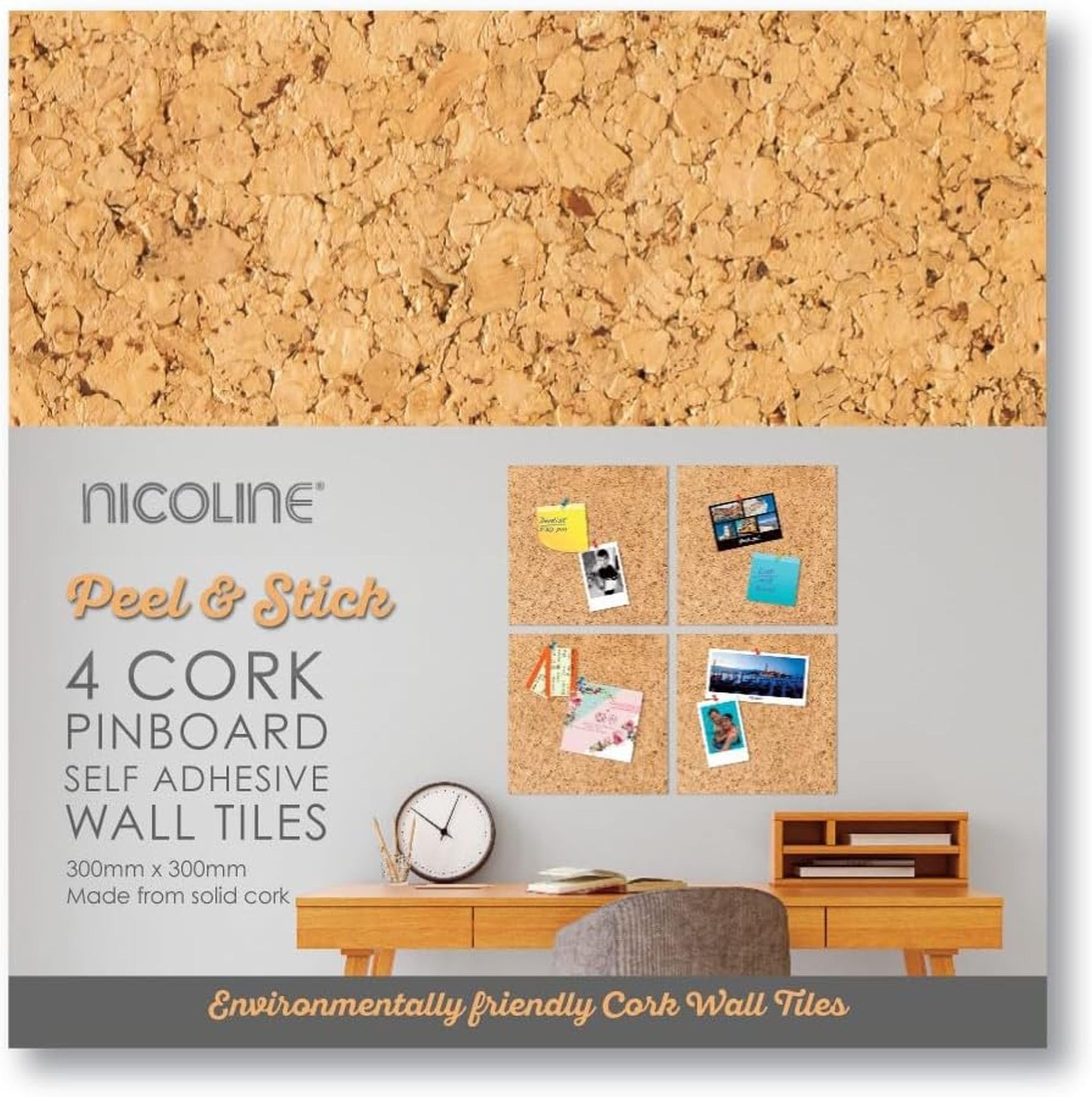 Nicoline Cork Pinboard Self Adhesive Wall image