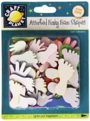 Funky Foam Assorted Pack (Self Adhesive) - Hands & Feet