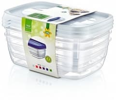 3pc 1.2 Ltr Trend Storage Box
