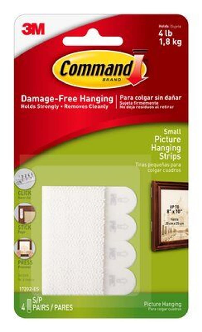 3M 4pc Command Small Picture Strips (17202)