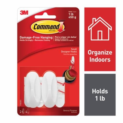 3M Command Small Hooks (17082)