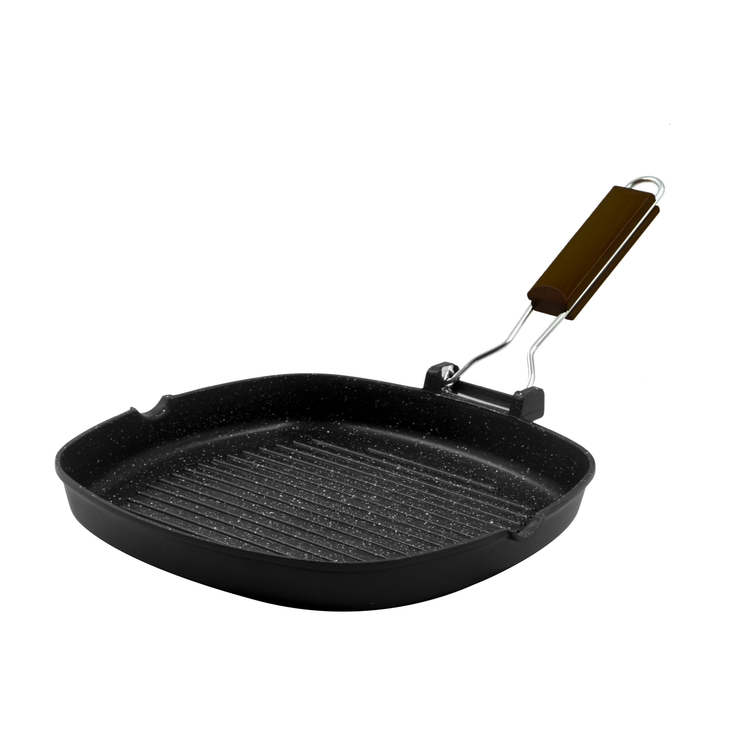 NT 24" X 24" Grill Pan With Rivetted Black Bakelite Handle image