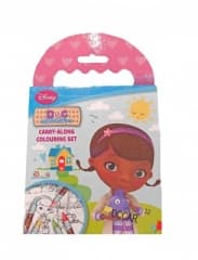 Doc Mcstuffins Carry Alogn Colouring Set
