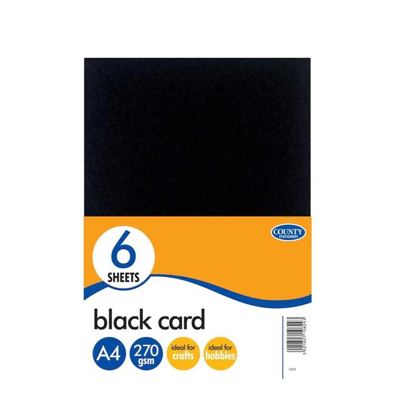 County  Black Card 6 Sheets image