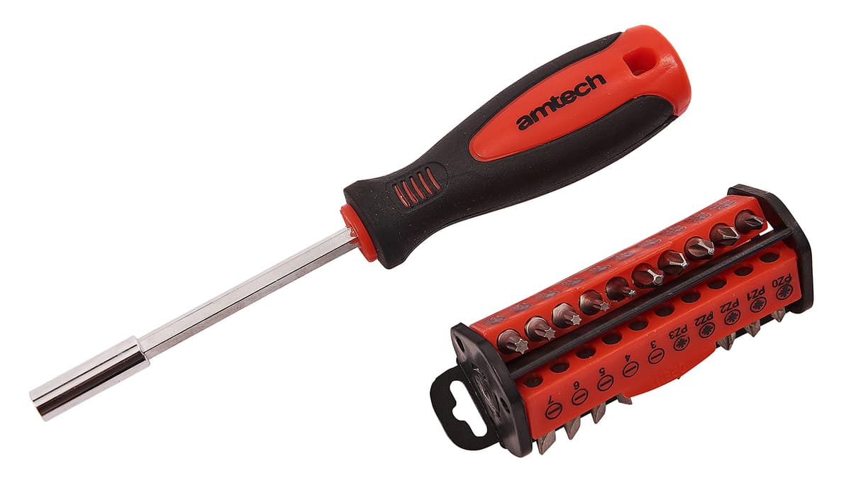 Amtech 31pc Screwdriver & Bit Set L3275