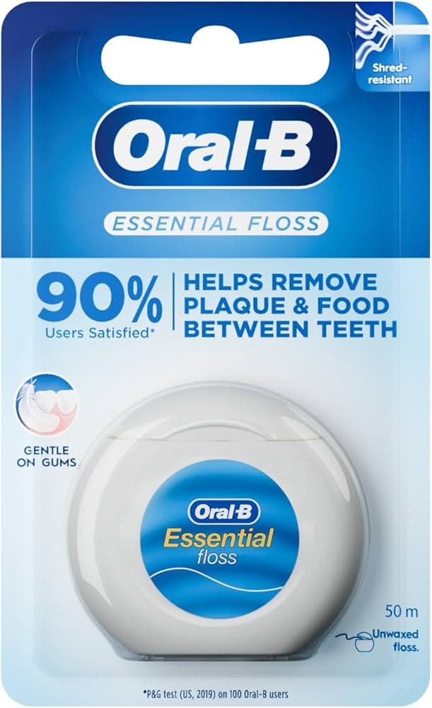 Oral B Essential Regular Non Wax Floss 50m 