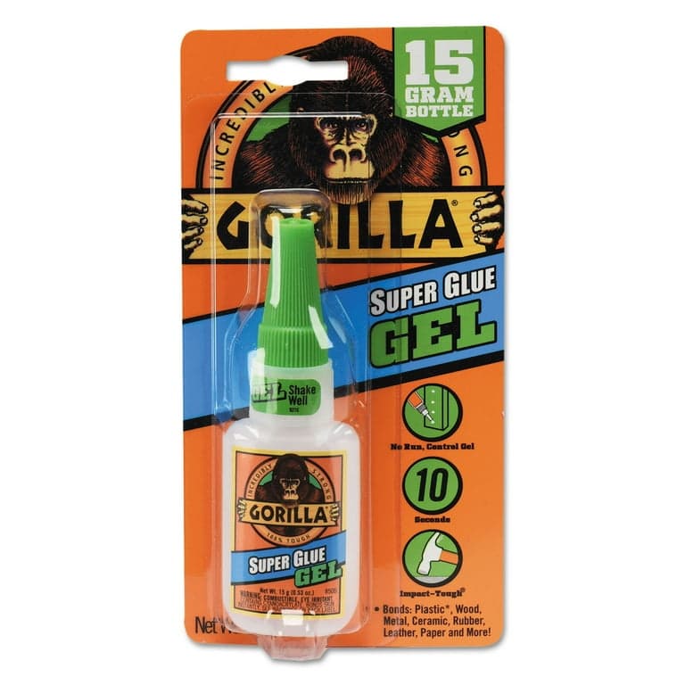 Gorilla Superglue Gel - Anti-Clog Cap 15g.
