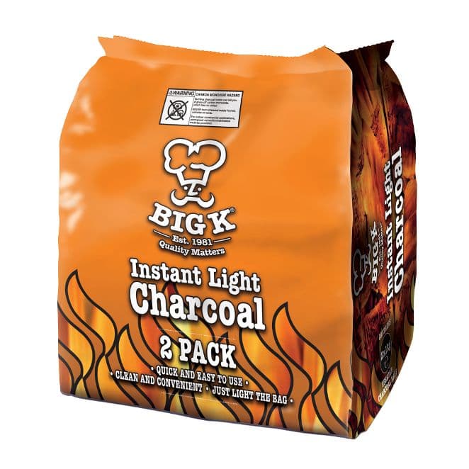 Instant Light Charcoal (2Kg) (BBQ Charcoal)
 pack of 2 (IL02)