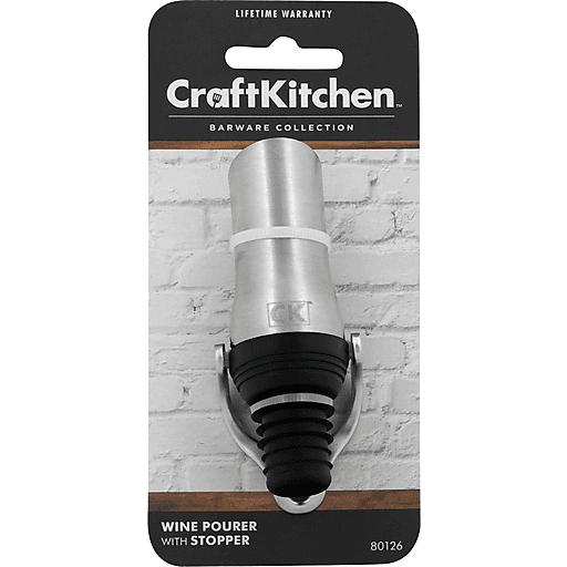 Kitchen Craft BC Wine Pourer & Stopper Stainless Steel