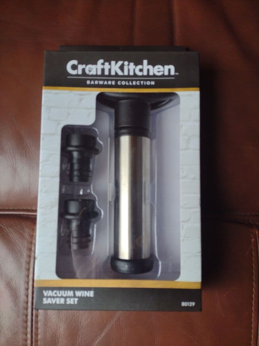 Kitchen Craft BC Wine Stopper & Preserver Pump Action
