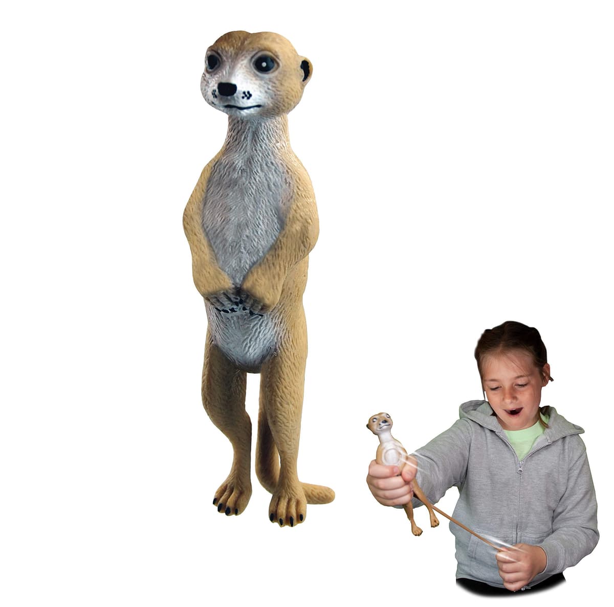 Kandy Toys ****** 6.5" Stretchy Meerkat