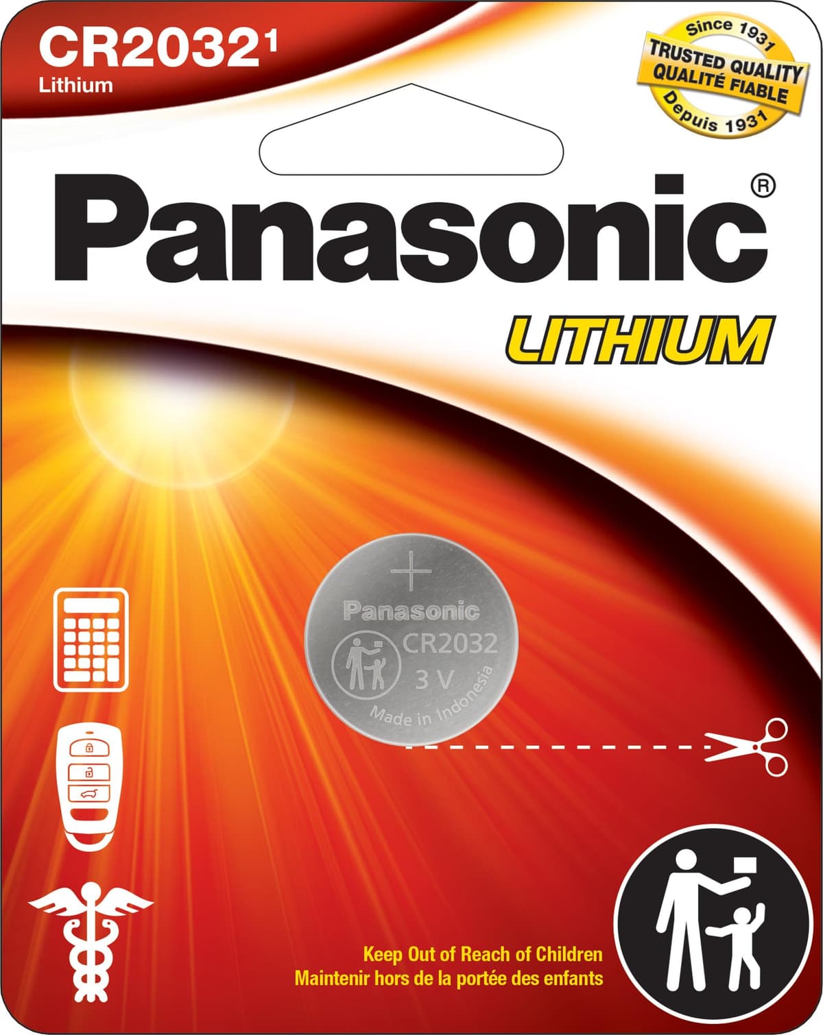 Panasonic Cr2032(3v) pk6 Lithium Battery