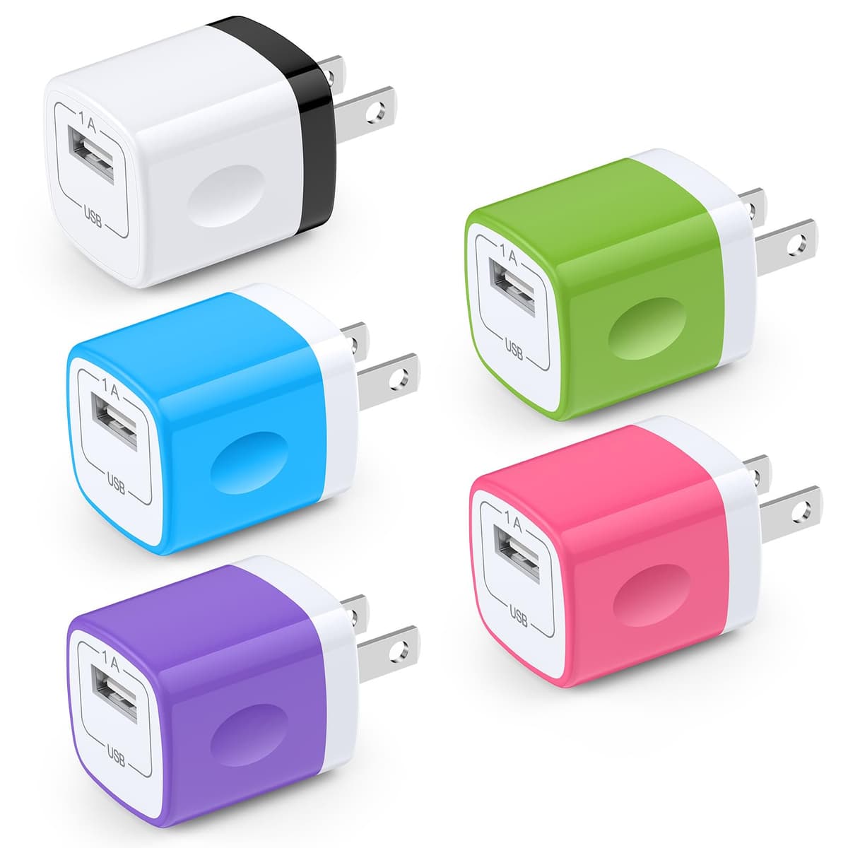 STATUS Single USB Plug 1 Pk Colour Box