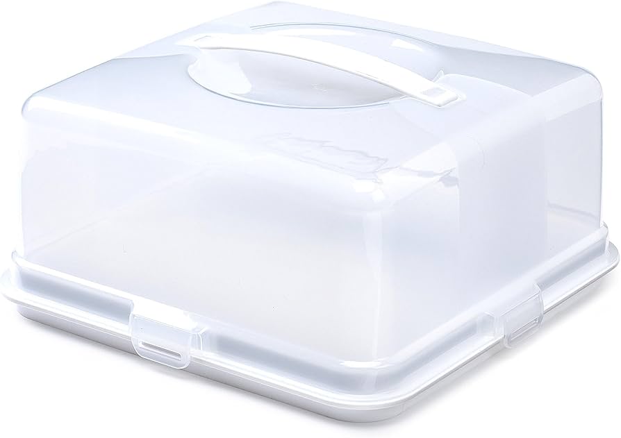 Whitefurze Square Cake Bok White image