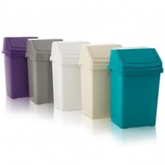 WHAM  casa 15ltr Swing Bin Asstd. Colours