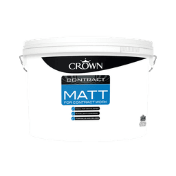 Crown Contract Matt Brilliant White 10Ltr 2