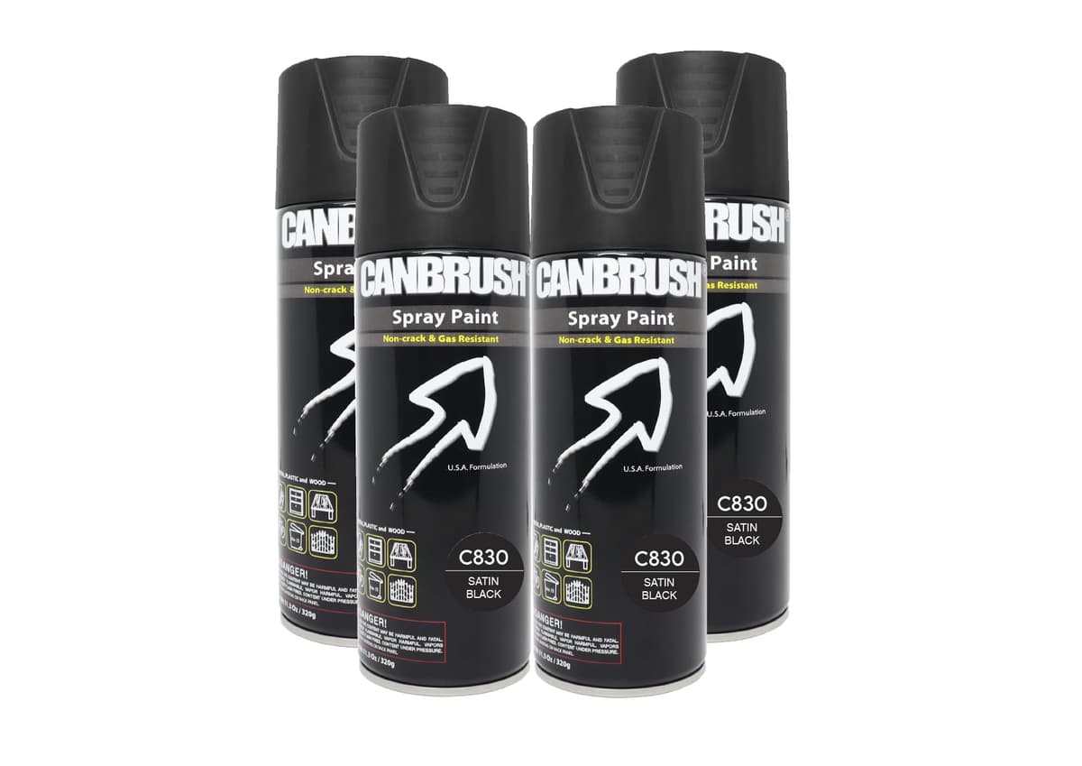 Canbrush Spray Satin Black 400ml
