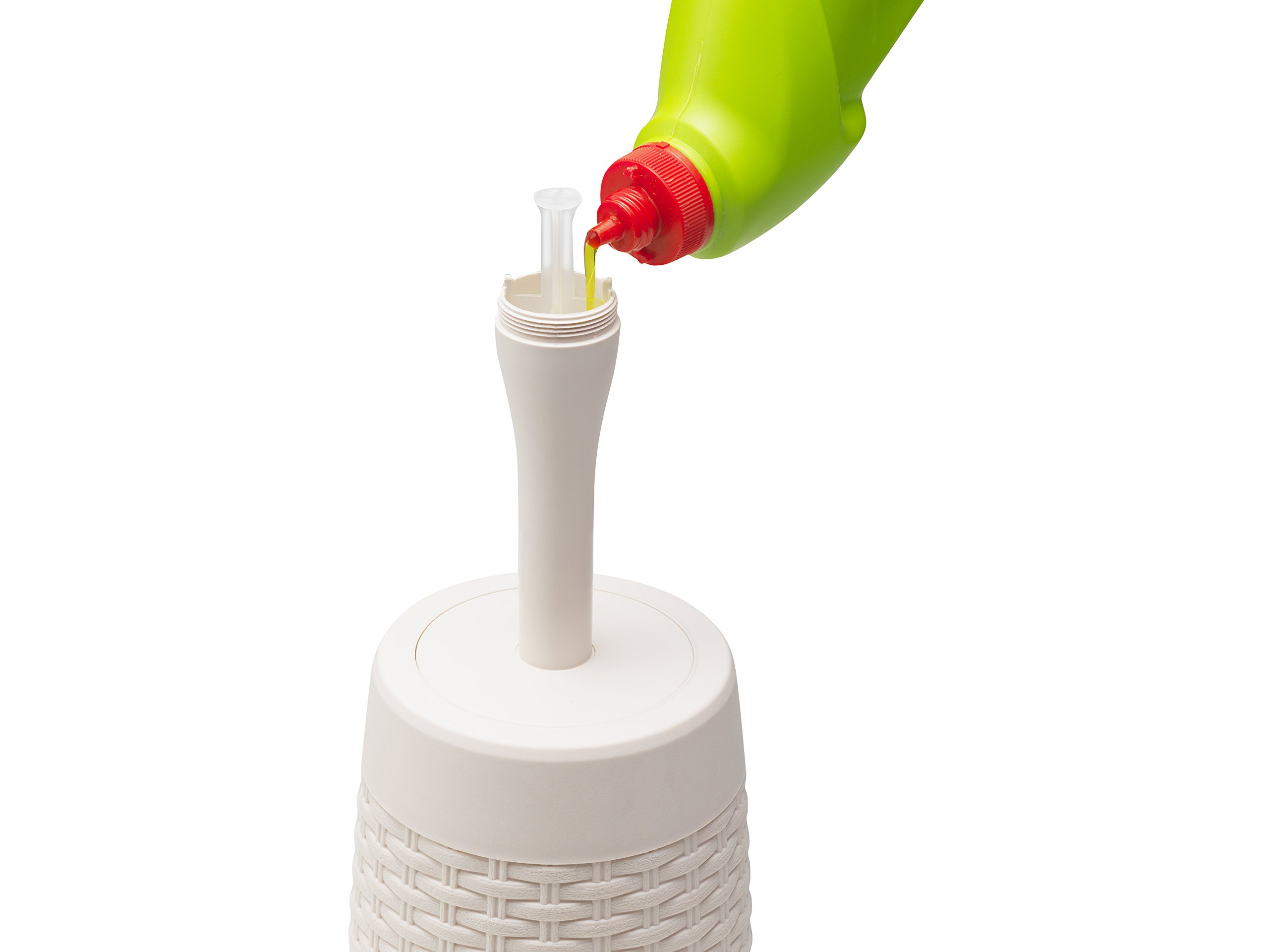 Addis Rattan Toilet Brush (Round) - Calico image