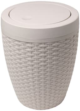 Addis Rattan Bath Bin (Round) - Calico 1