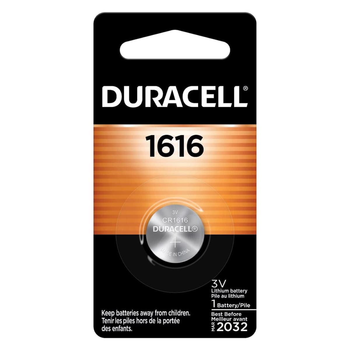 Duracell 1616(3V) Lithium 1pk