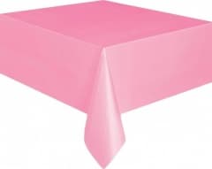 Unique Party Lovely Pink Plastic Tablecover