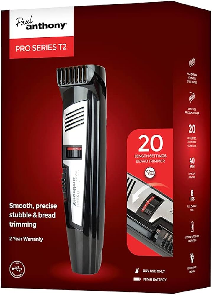 LLOYTRON Paul Anthony Pro Series T2 Beard & Stubble Trimmer image