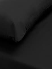 200 Tc Egyptian Cotton Fitted Sheet Single Black