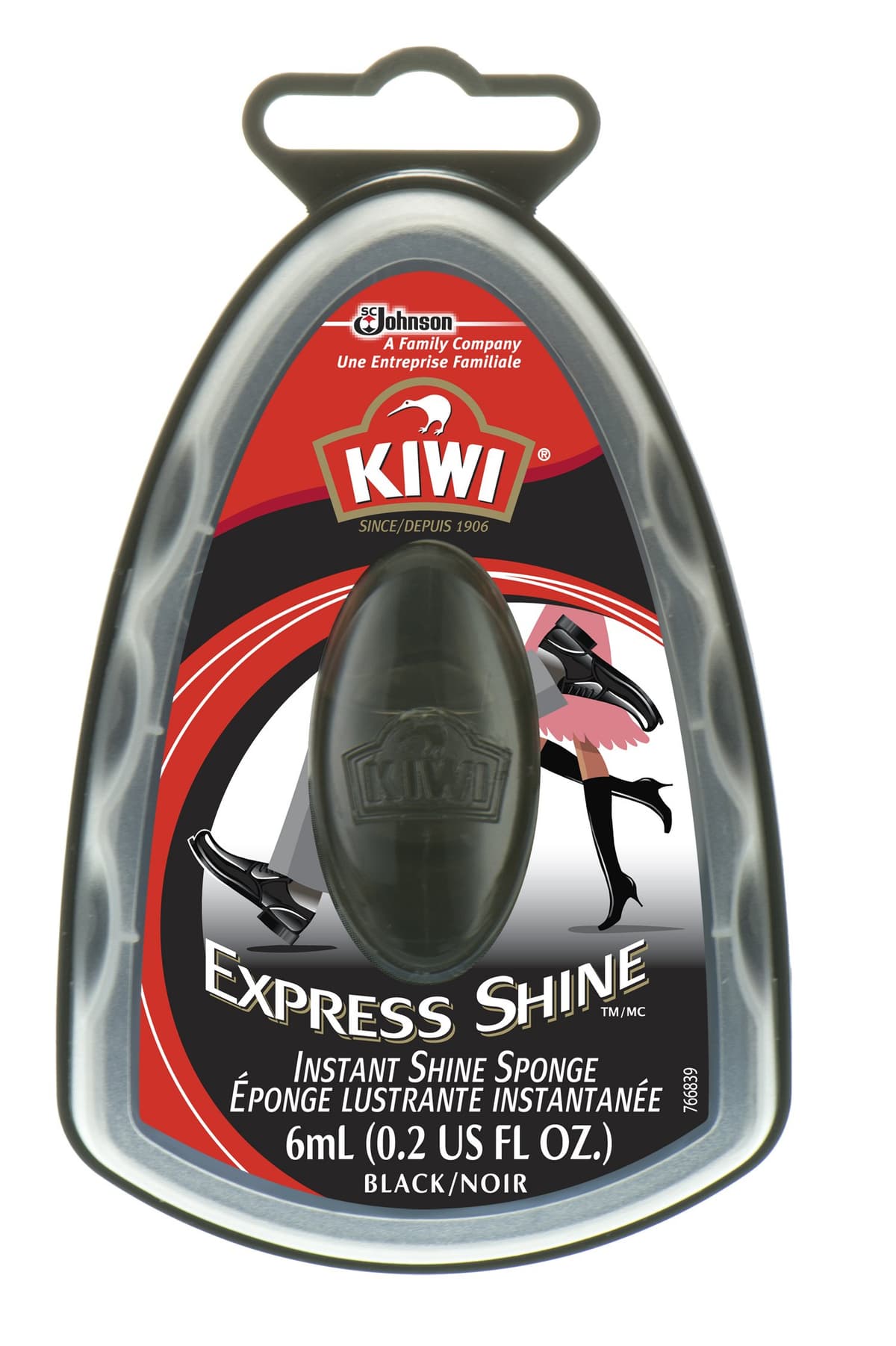 Kiwi Express Shine Sponge Black 6ml