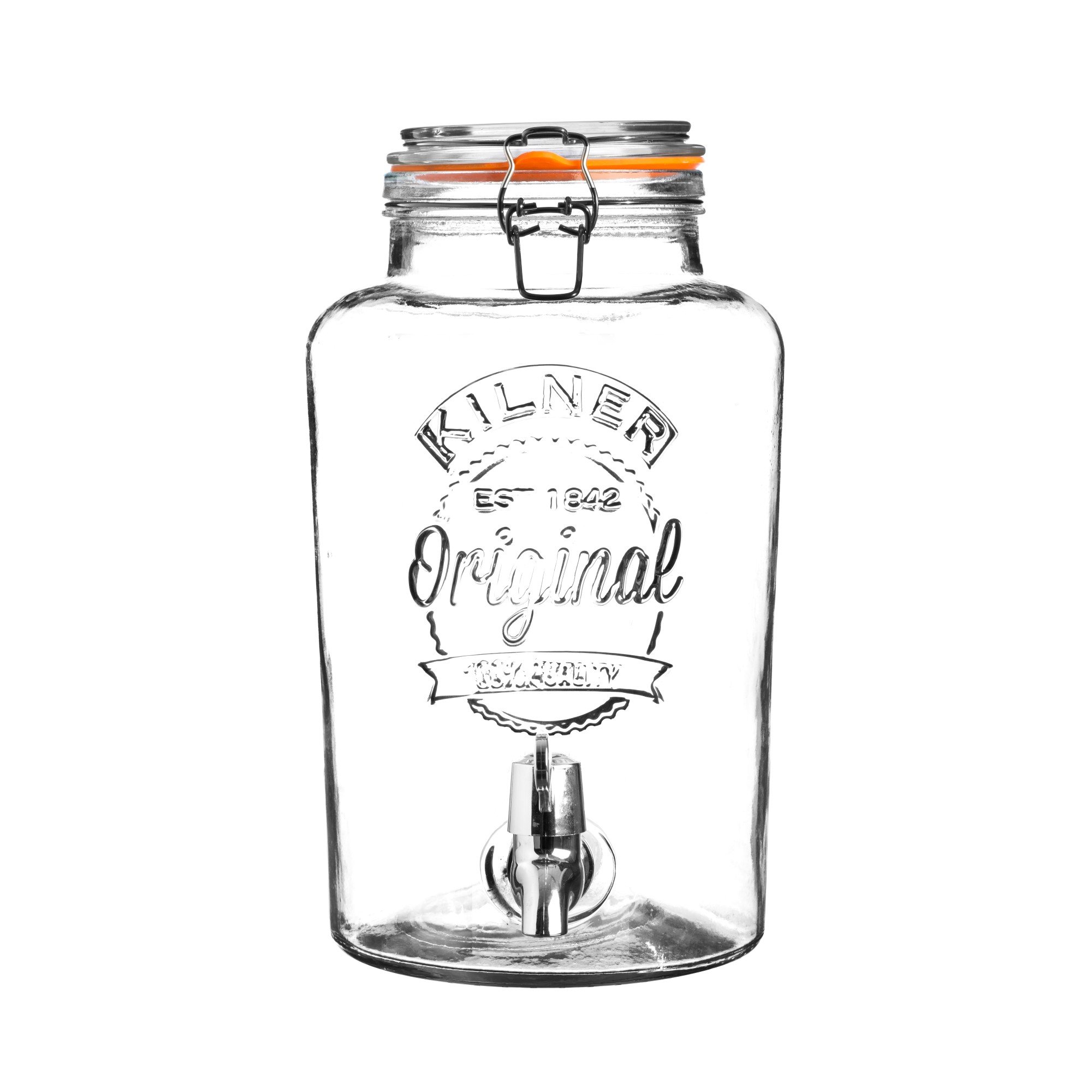 Rayware Kil Clip Top Round Drinks Dispenser 5lt image