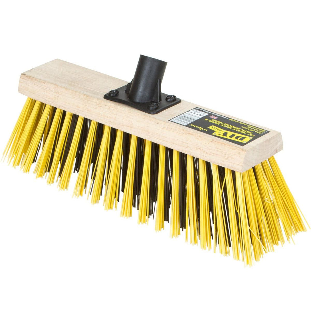 WHAM 13" Heavy Duty Yard / Path Broom Head Fsc 100% + Stick image