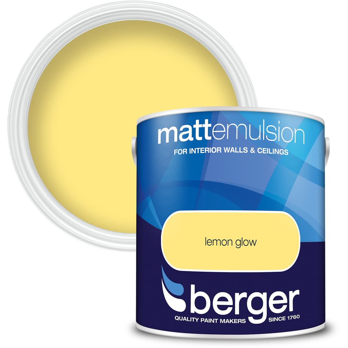 Berger Matt Emulsion Lemon Glow  2.5 L
