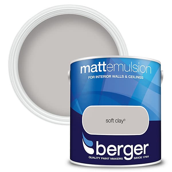Berger Matt Emulsion Soft Clay  2.5 L