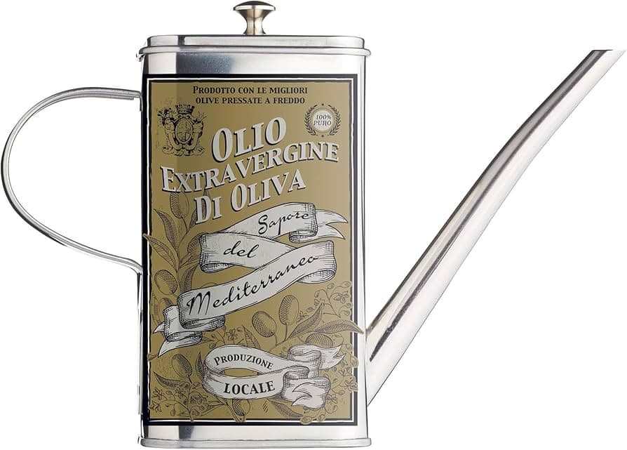 WF Ital Oil Can Drizzler 500ml - Motif - Stainless Steel