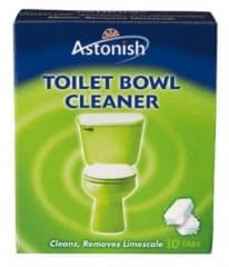 ASTONISH Toilet Bowl Cleaning Tablets 8 Tabs 
pk 12